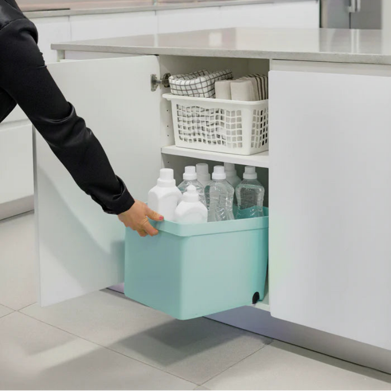 Storage Basket With Wheels 20L