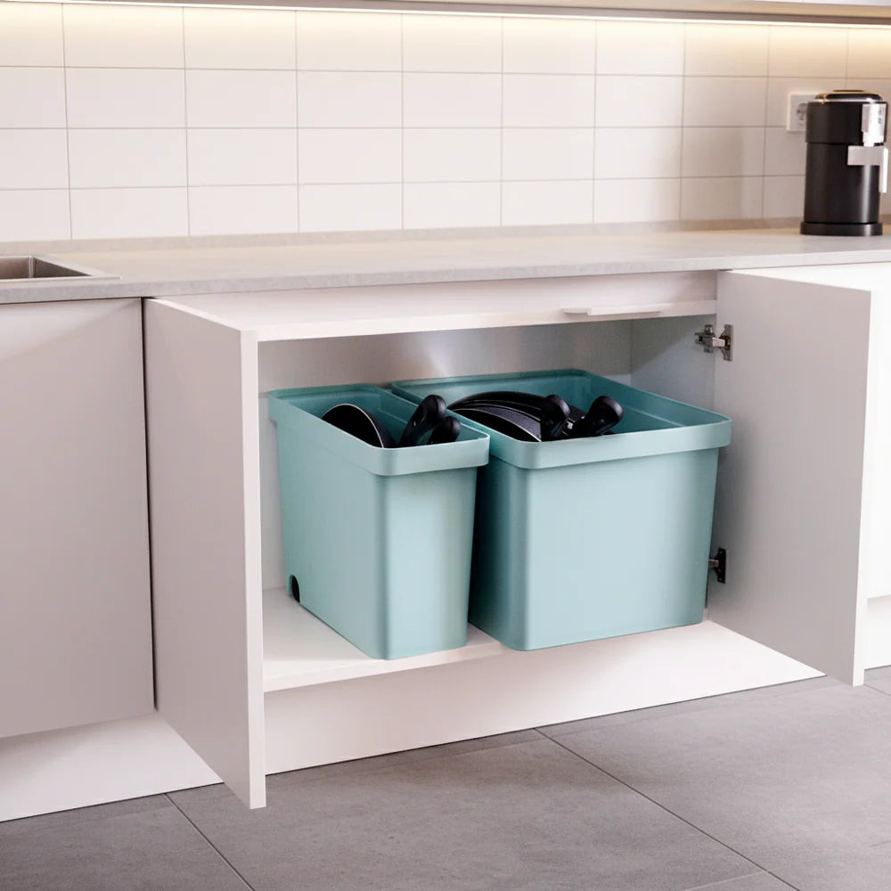 Storage Basket With Wheels 20L