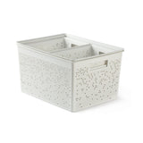 Storage Baskets 2x4l + 12L + 20L Bohol Sky White (Set of 4)