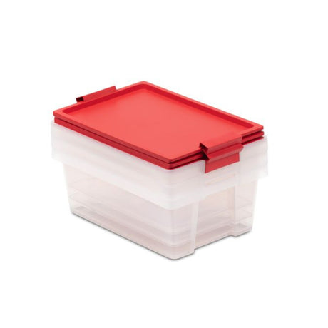 Storage Box New 7L Red (Set of 3)
