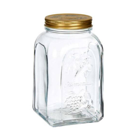 Storage Jar with Metal Lid 1.5Ltr