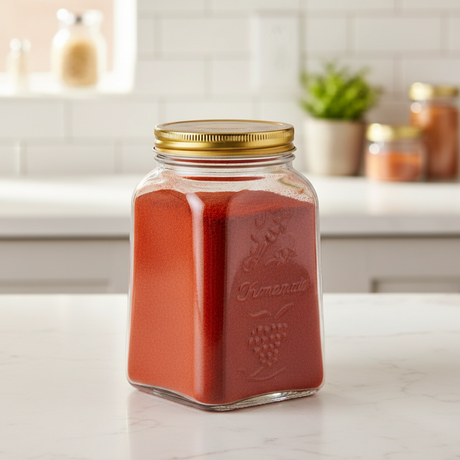 Pasabahce Storage Jar with Metal Lid 1Ltr