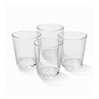 Striped Drinking Serving Glass 360ml (Set of 4)