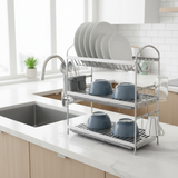 3 Tier Dish Rack Aluminum
