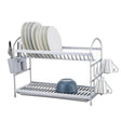 2 Tier Dish Rack Aluminum