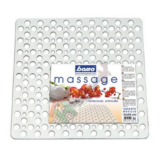 Non-slip Rubber Bath Mat White 53*53
