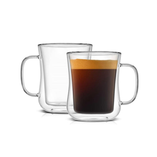 Double Wall Tea/Coffee Mug 250ml With Wooden Lid