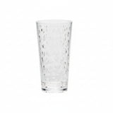 Tall Plastic Cup Dots 580ml Transparent