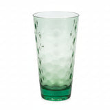Tall Plastic Dots Water Glass 580ml Green