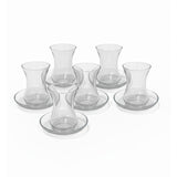 Tea Cup 130ml With Saucer (Set of 12pcs)