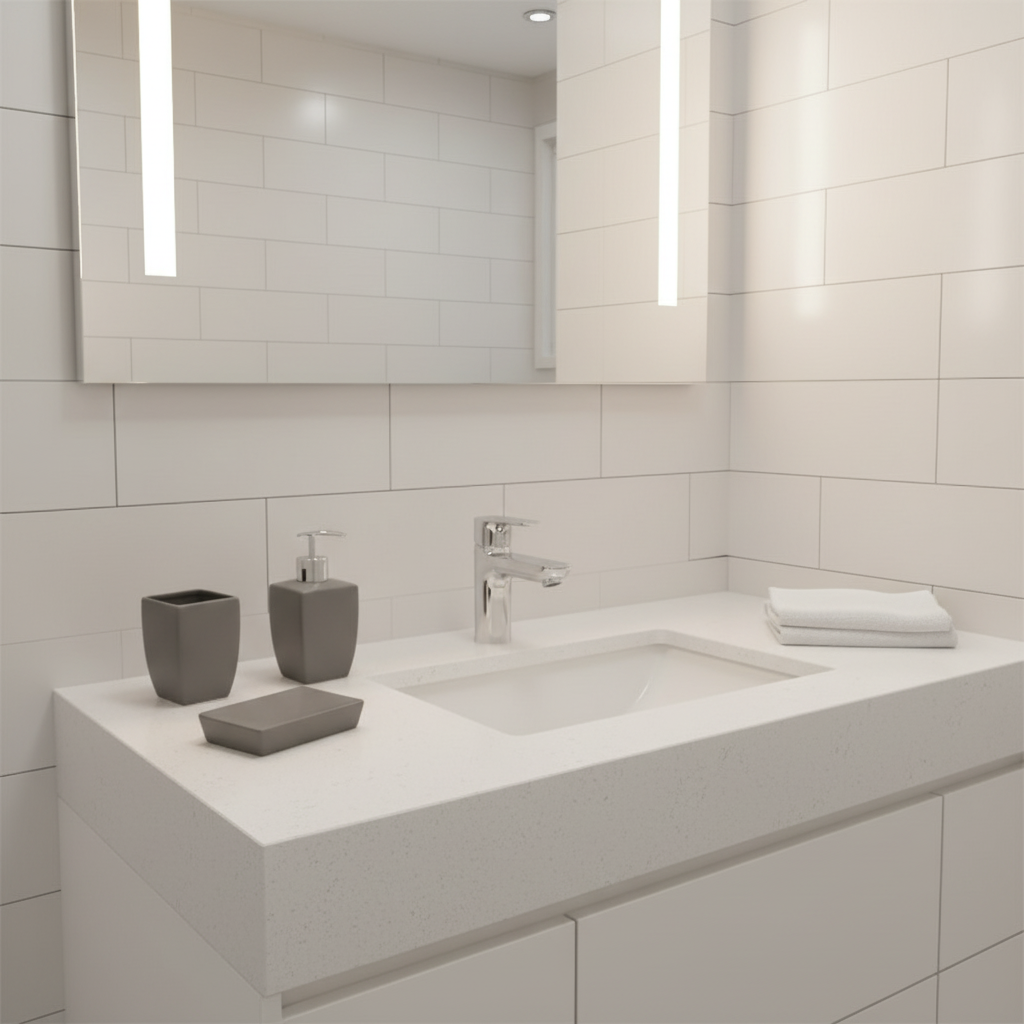 Bathroom Set Thai Grey (Soap Dish, Toothbrush Holder, Liquid Soap Dispenser)