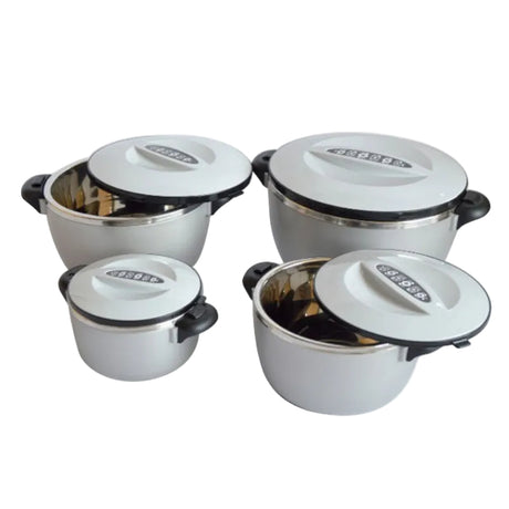 Round Hotpot Grey (Set of 4)