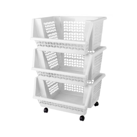 Three Layer Kitchen Storage Rack With Wheel