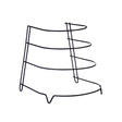 Three Pans Holder Black Metal