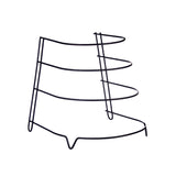 Three Pans Holder Black Metal