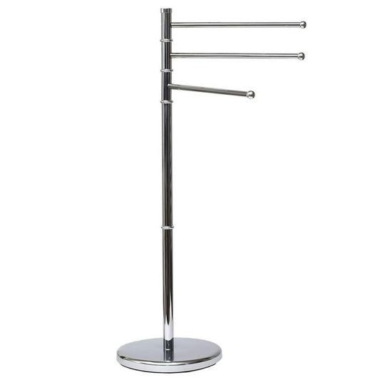 Towel Rack With 3 Swivel Arms Stainless Steel