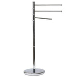 Towel Rack With 3 Swivel Arms Stainless Steel