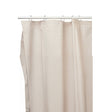 Transparent Bathroom Curtain Beige 180x180cm