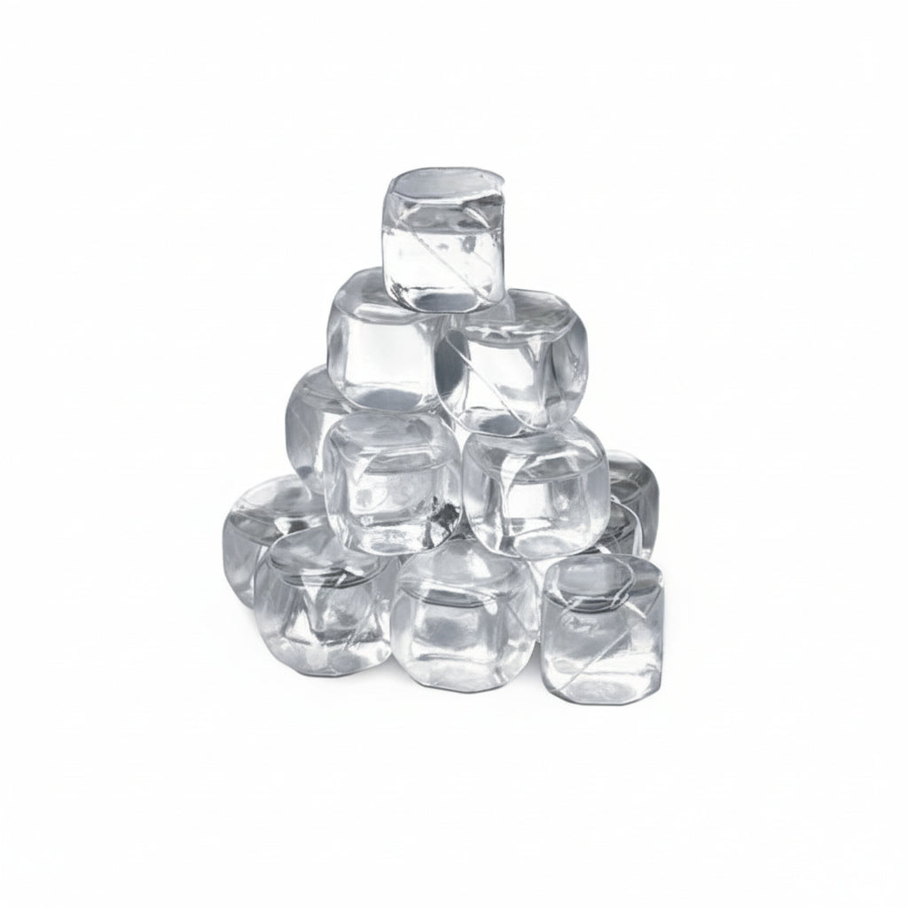 Transparent Ice Cubes Set of 18pcs