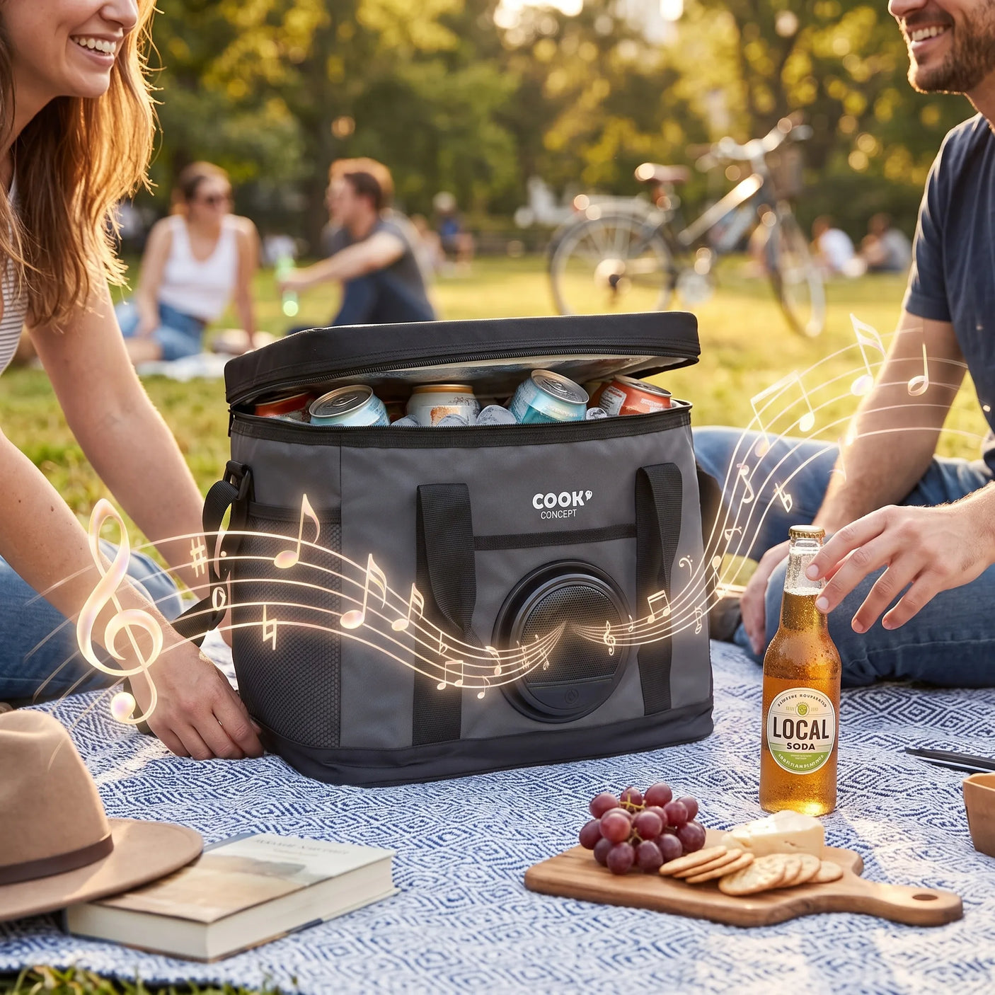 Travel Cool Bag With Integral Speaker