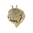 Tropical Leaf Antique Gold Large