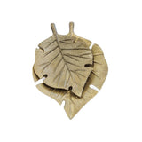Tropical Leaf Antique Gold Large