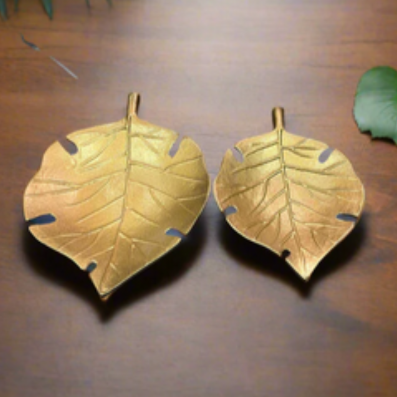 Tropical Leaf Gold Large