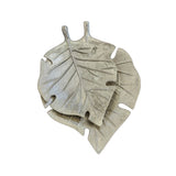Tropical Leaf Silver Large