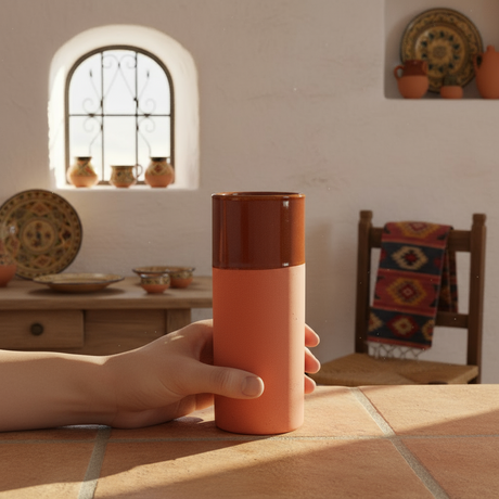 Tube clay Serving Glass 330ml