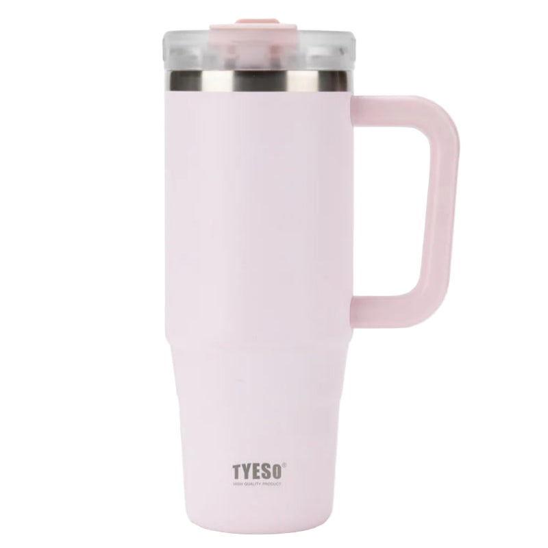 Tyeso Aura Insulated Travel Tumbler 900ml Light Pink