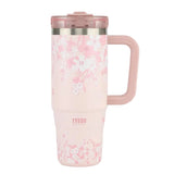 Tyeso Aura Travel Tumbler 900ml Floral Blush Pink
