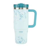 Tyeso Aura Travel Tumbler 900ml Floral Mist Blue