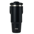 Tyeso Roam Tumbler 2.0 With Flip Straw & Sip Lid 1200ml Black