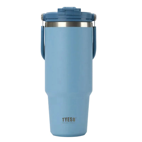 Tyeso Roam Tumbler 2.0 With Flip Straw & Sip Lid 1200ml Blue