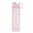 Tyeso Vacuum Insulated Sports Bottle 900ml Floral Blush Pink