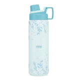 Tyeso Vacuum Insulated Sports Bottle 900ml Floral Mist Blue