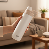 Tyeso Vibrant Vacuum Insulated Sports Bottle 900ml White
