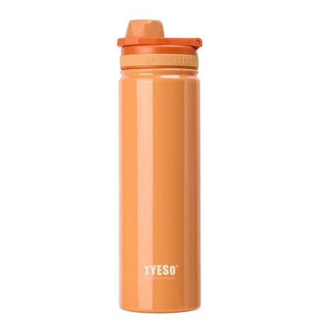Tyeso Vibrant Vacuum Insulated Sports Bottle 750ml Orange