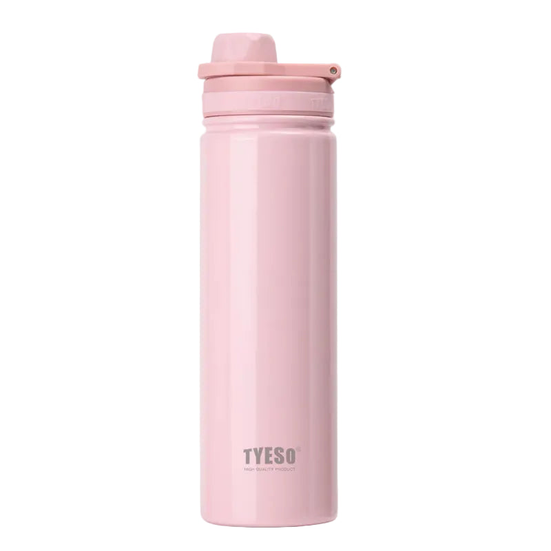 Tyeso Vibrant Vacuum Insulated Sports Bottle 750ml Pink