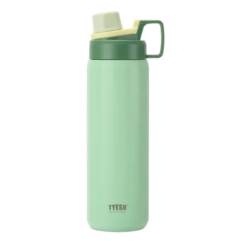 Tyeso Vibrant Vacuum Insulated Sports Bottle 900ml Green