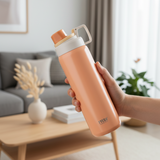 Tyeso Vibrant Vacuum Insulated Sports Bottle 900ml Orange