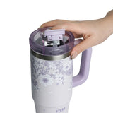 Tyeso Aura Travel Tumbler 900ml Floral Veil Lavender