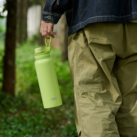 Tyeso Vibrant Vacuum Insulated Sports Bottle 750ml Green