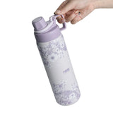 Tyeso Vacuum Insulated Sports Bottle 900ml Floral Veil Lavender
