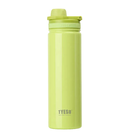 Tyeso Vibrant Vacuum Insulated Sports Bottle 750ml Green