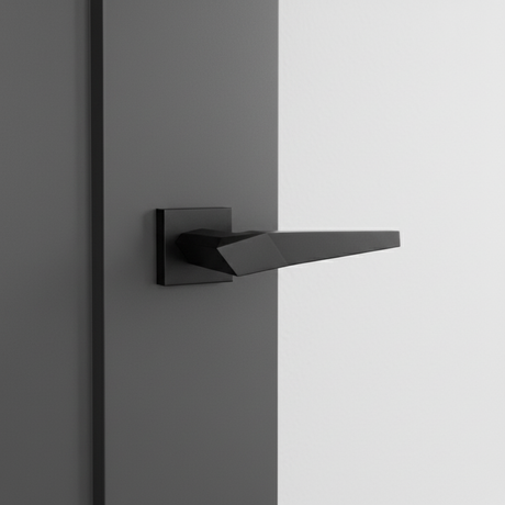 Handle on Straight Square Rose