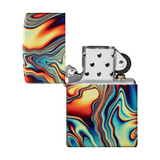 Zippo Colorful Swirl Pattern
