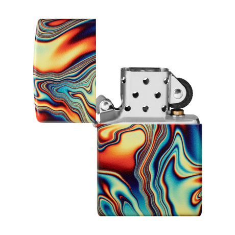 Zippo Colorful Swirl Pattern