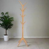 Natural Wood Tree Coat Stand H-178cm