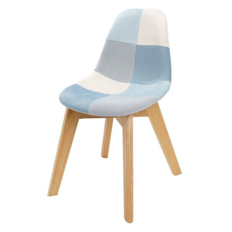 Childs Patch Work Chair Leonie Blue
